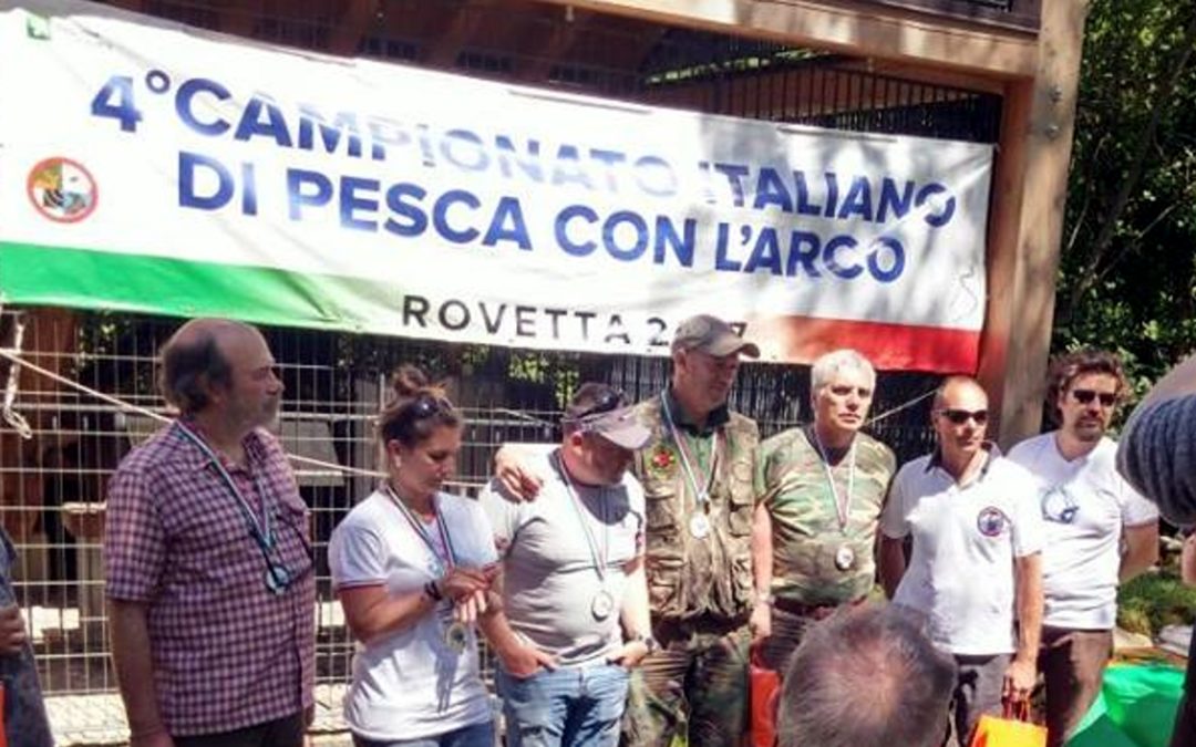FIARC E’ ANCHE CAMPIONATO ITALIANO DI PESCA CON L’ARCO. BOARI ARGENTO